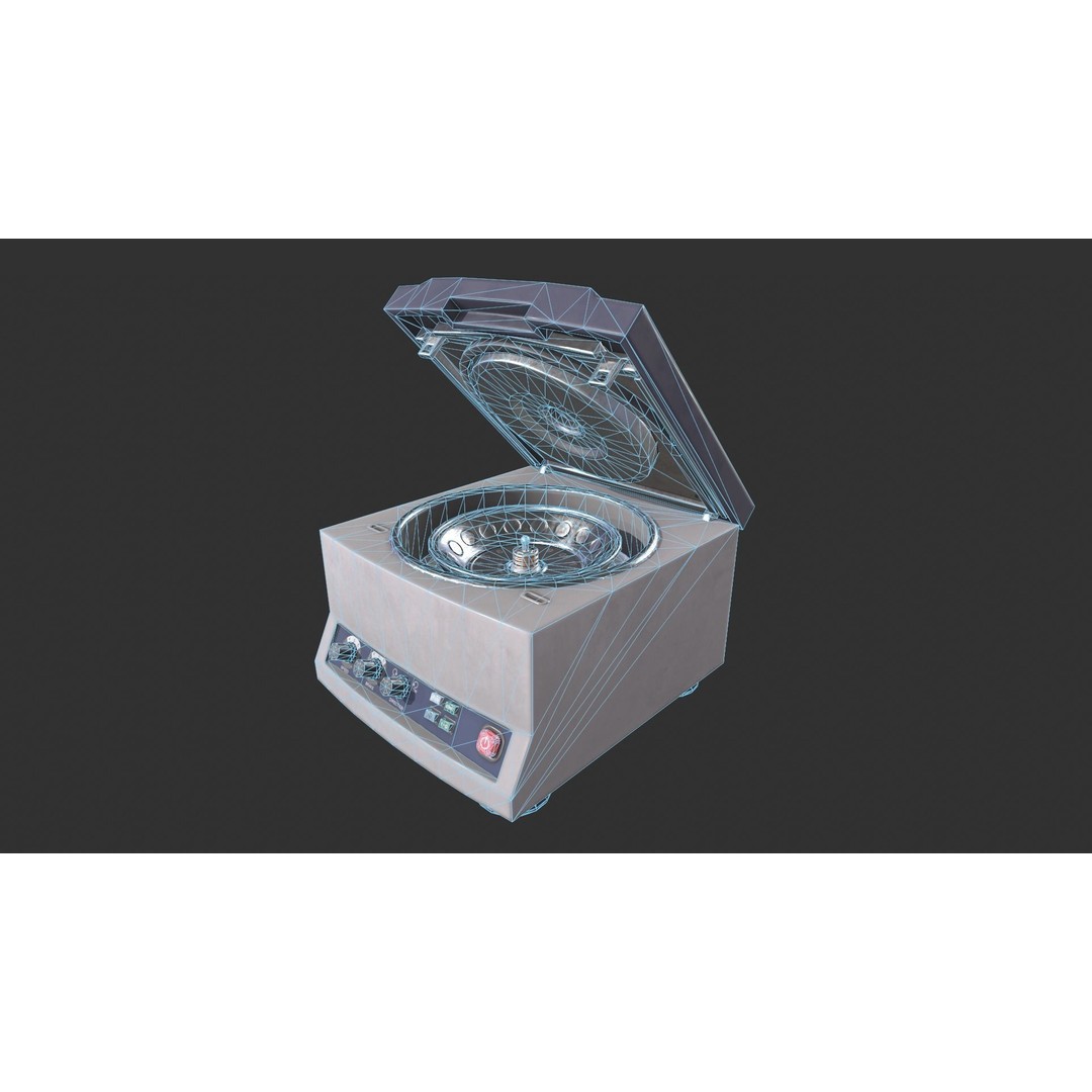 Laboratory Centrifuge 3D Model – Game-Ready PBR Asset, FBX - View 3