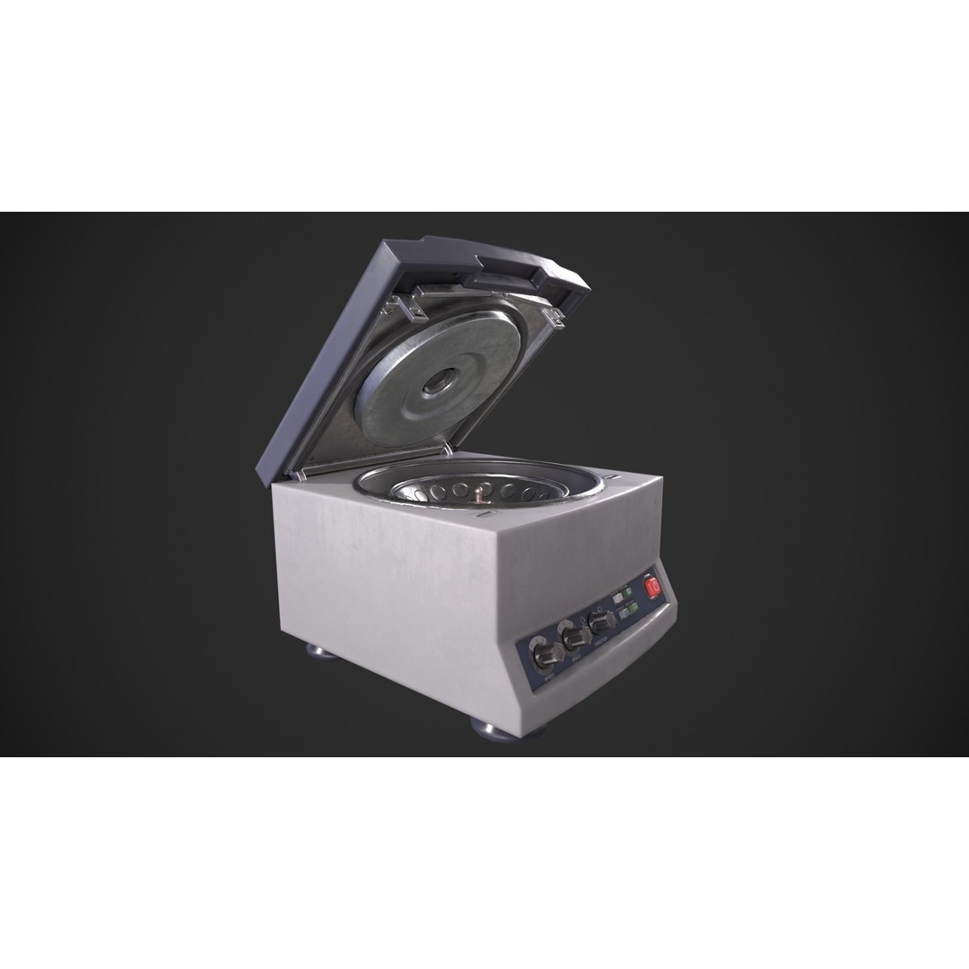 Laboratory Centrifuge 3D Model – Game-Ready PBR Asset, FBX - View 6