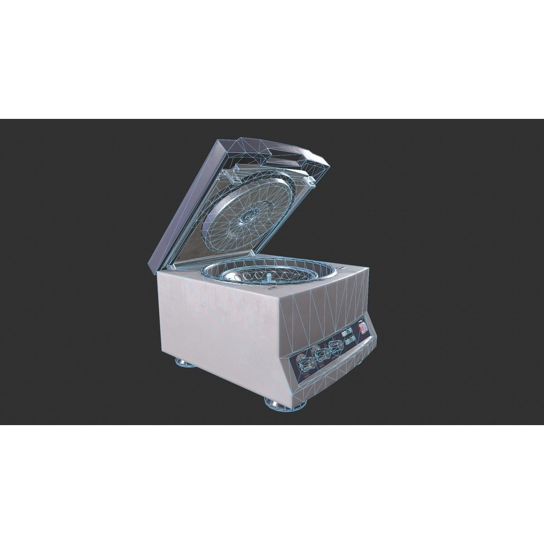 Laboratory Centrifuge 3D Model – Game-Ready PBR Asset, FBX - View 7