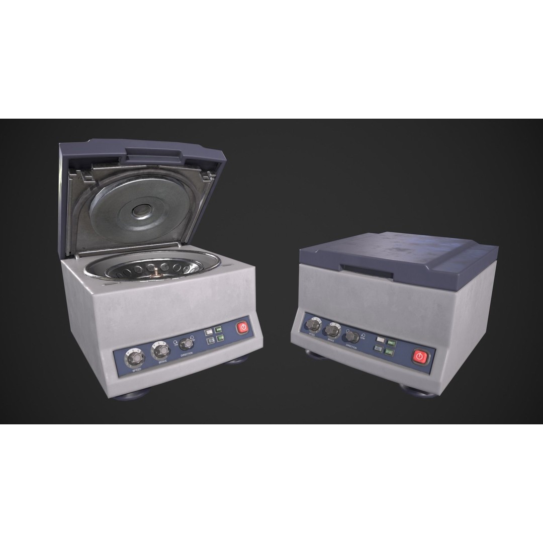 Laboratory Centrifuge 3D Model – Game-Ready PBR Asset, FBX - View 8