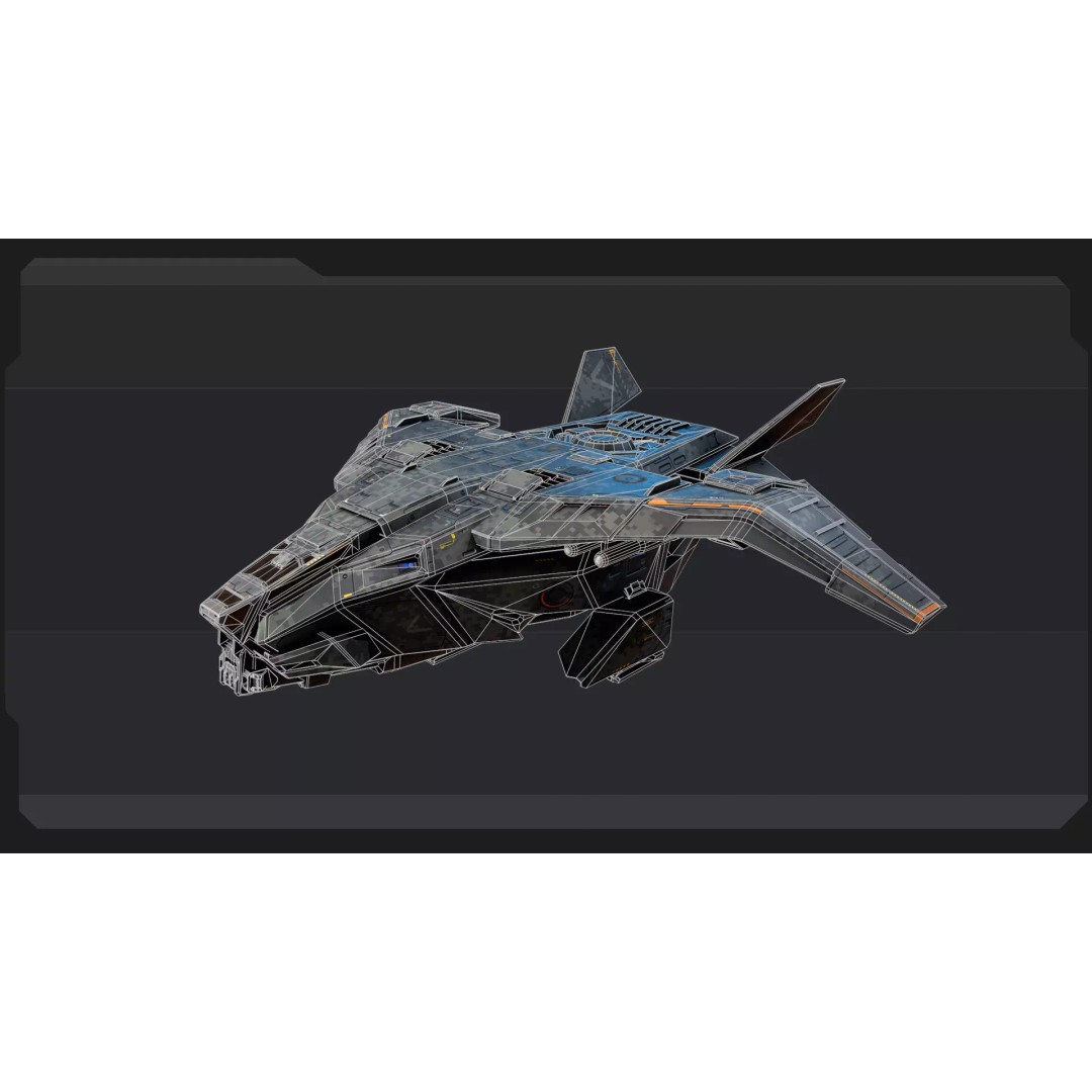 Futuristic Military Vehicles 3D Model – Low Poly Game Asset, FBX, OBJ