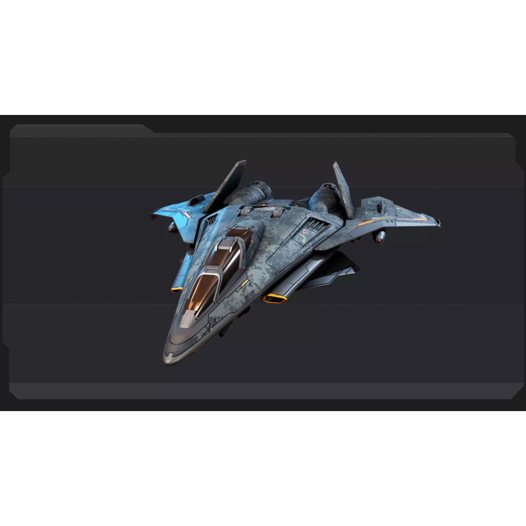 Futuristic Military Vehicles 3D Model – Low Poly Game Asset, FBX, OBJ - View 12