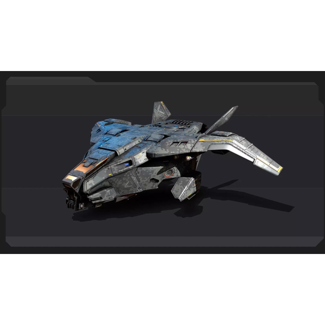 Futuristic Military Vehicles 3D Model – Low Poly Game Asset, FBX, OBJ - View 30