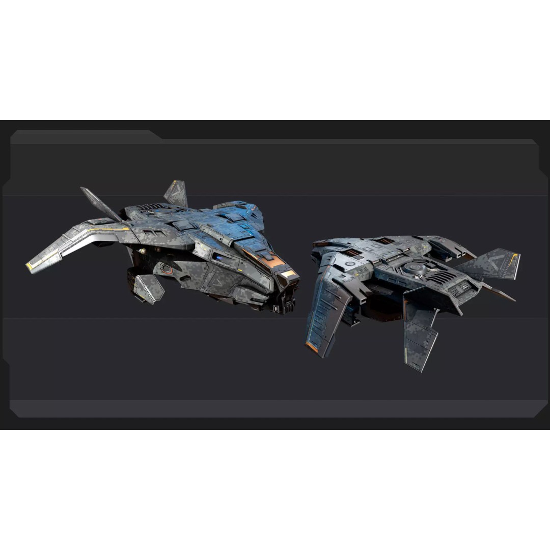 Futuristic Military Vehicles 3D Model – Low Poly Game Asset, FBX, OBJ - View 34