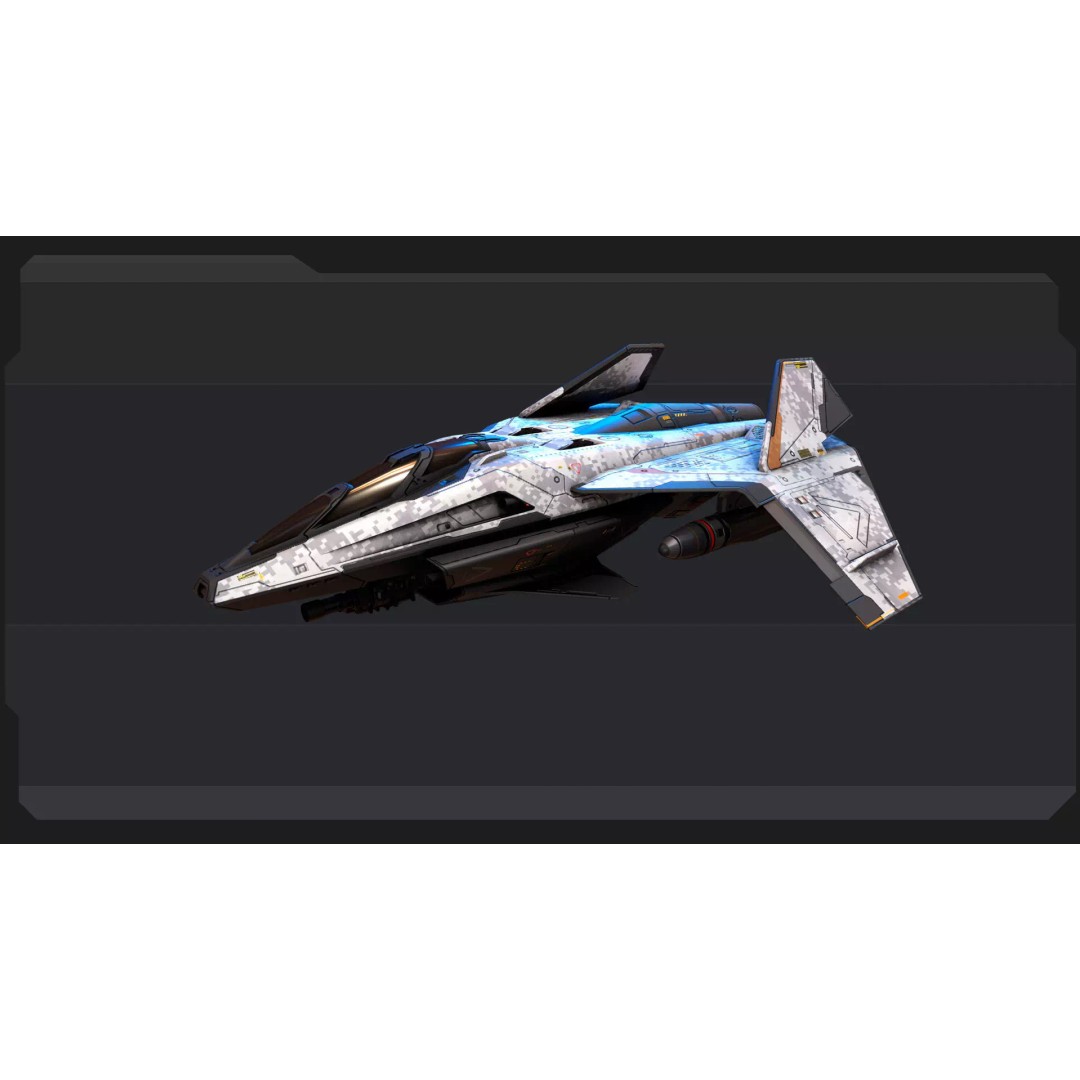 Futuristic Military Vehicles 3D Model – Low Poly Game Asset, FBX, OBJ - View 4