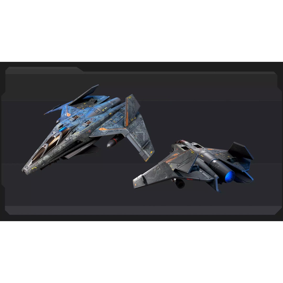 Futuristic Military Vehicles 3D Model – Low Poly Game Asset, FBX, OBJ - View 6