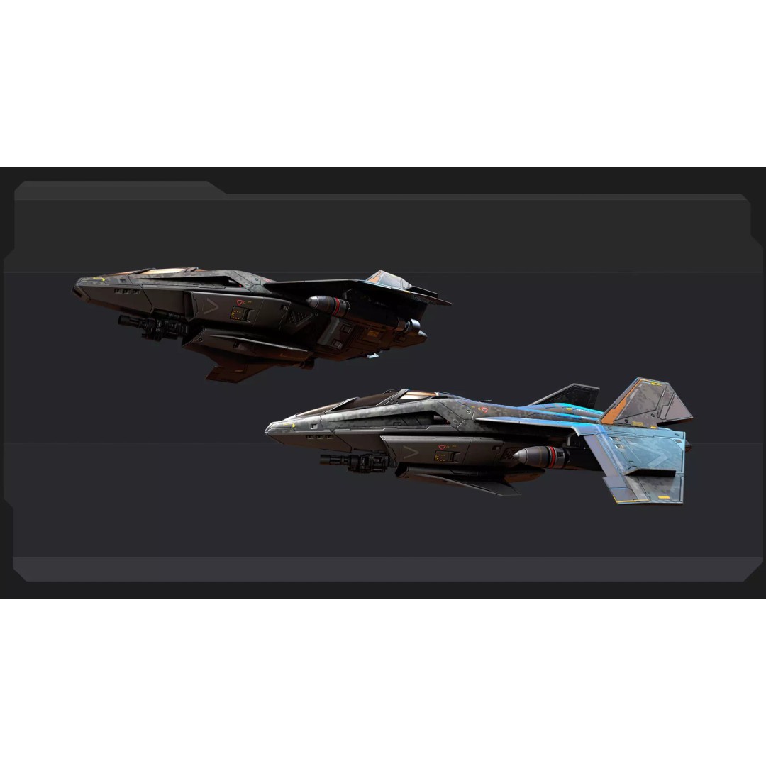 Futuristic Military Vehicles 3D Model – Low Poly Game Asset, FBX, OBJ - View 7