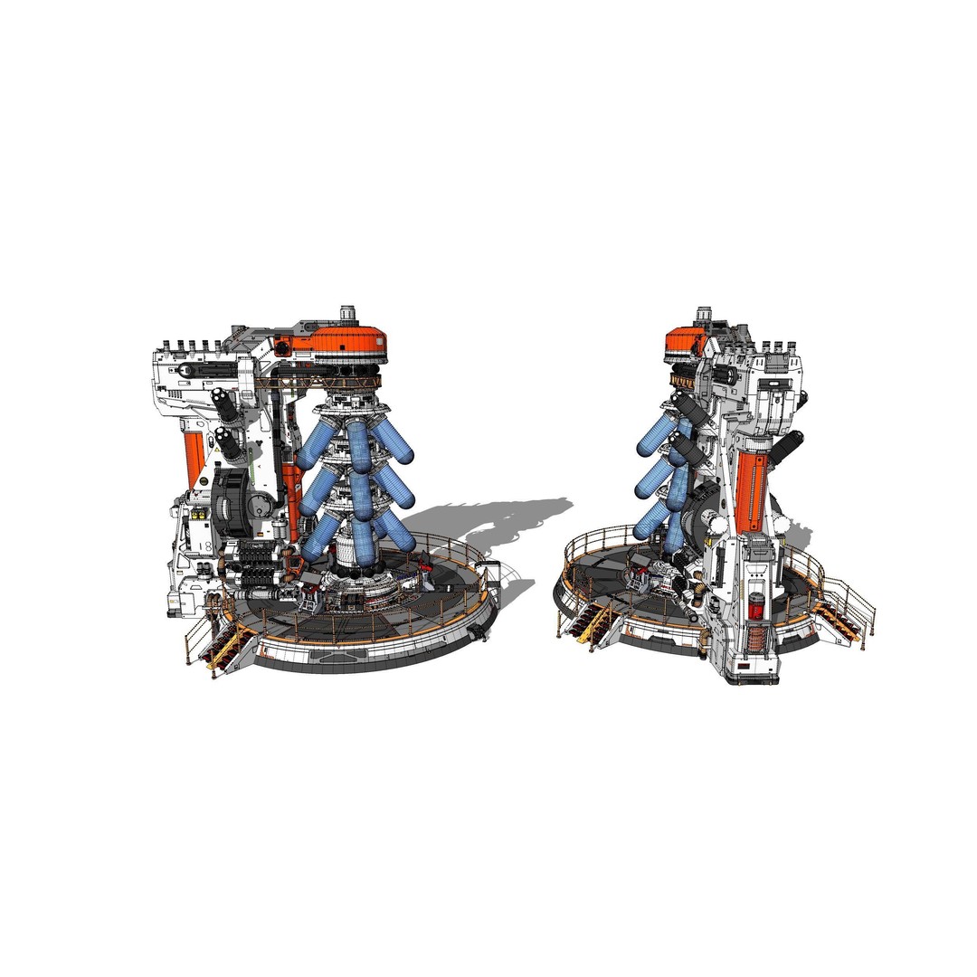Sci-fi Incubator 3D Model – Futuristic Bio Technology Asset, OBJ - View 37
