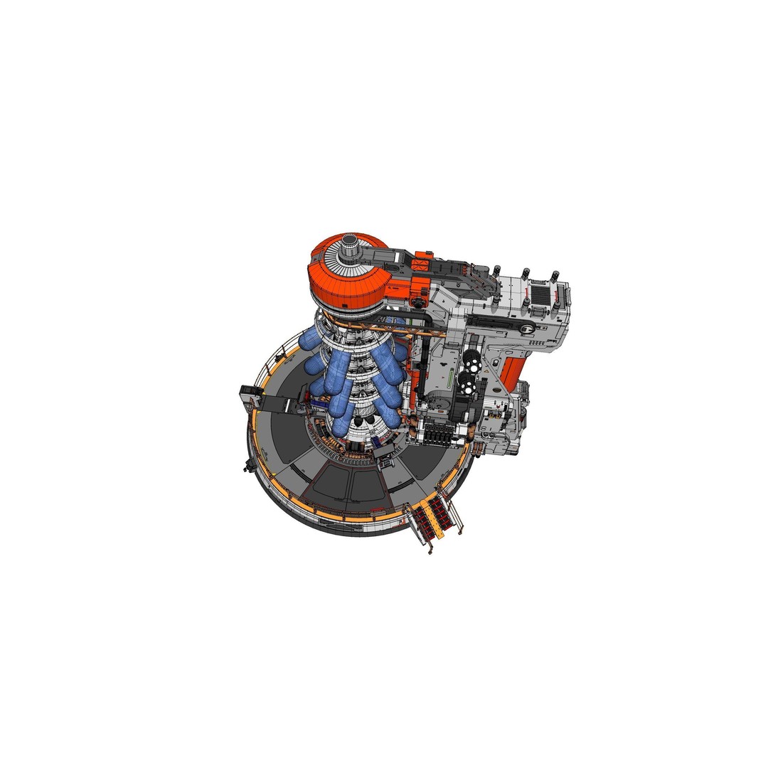 Sci-fi Incubator 3D Model – Futuristic Bio Technology Asset, OBJ - View 38