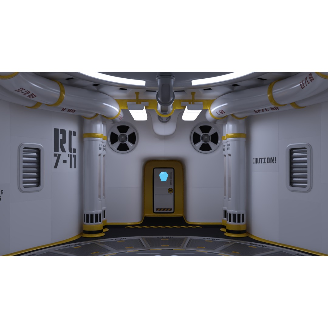 Nuclear Reactor 3D Model – Low Poly PBR Game Asset, FBX - View 6