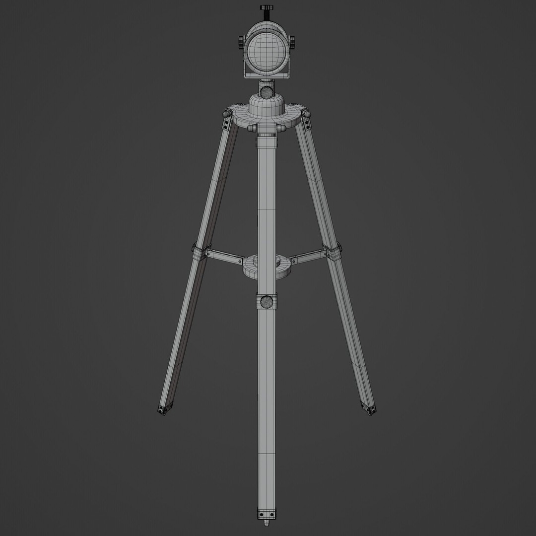 Vintage Telescope 3D Model – Highly Detailed PBR Asset for Blender - View 13