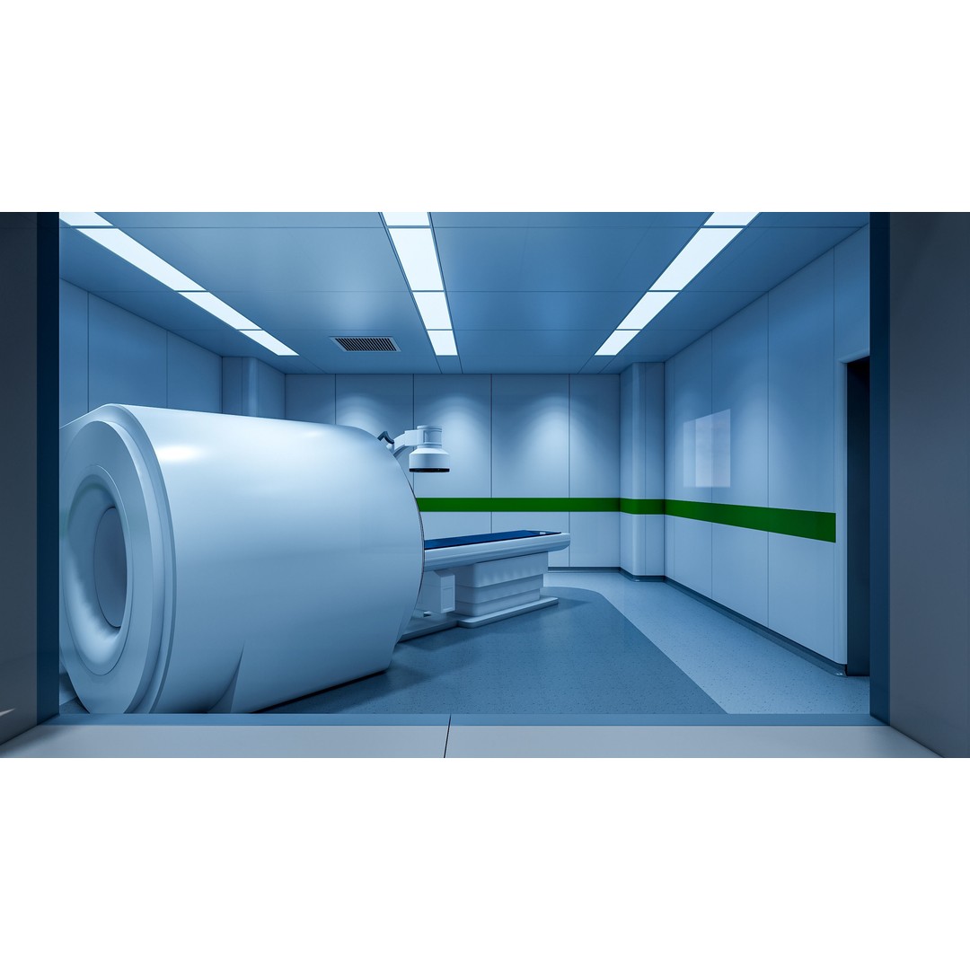 Hospital CT Scan MRI 3D Model – Realistic Medical Interior Bundle, FBX, Blender