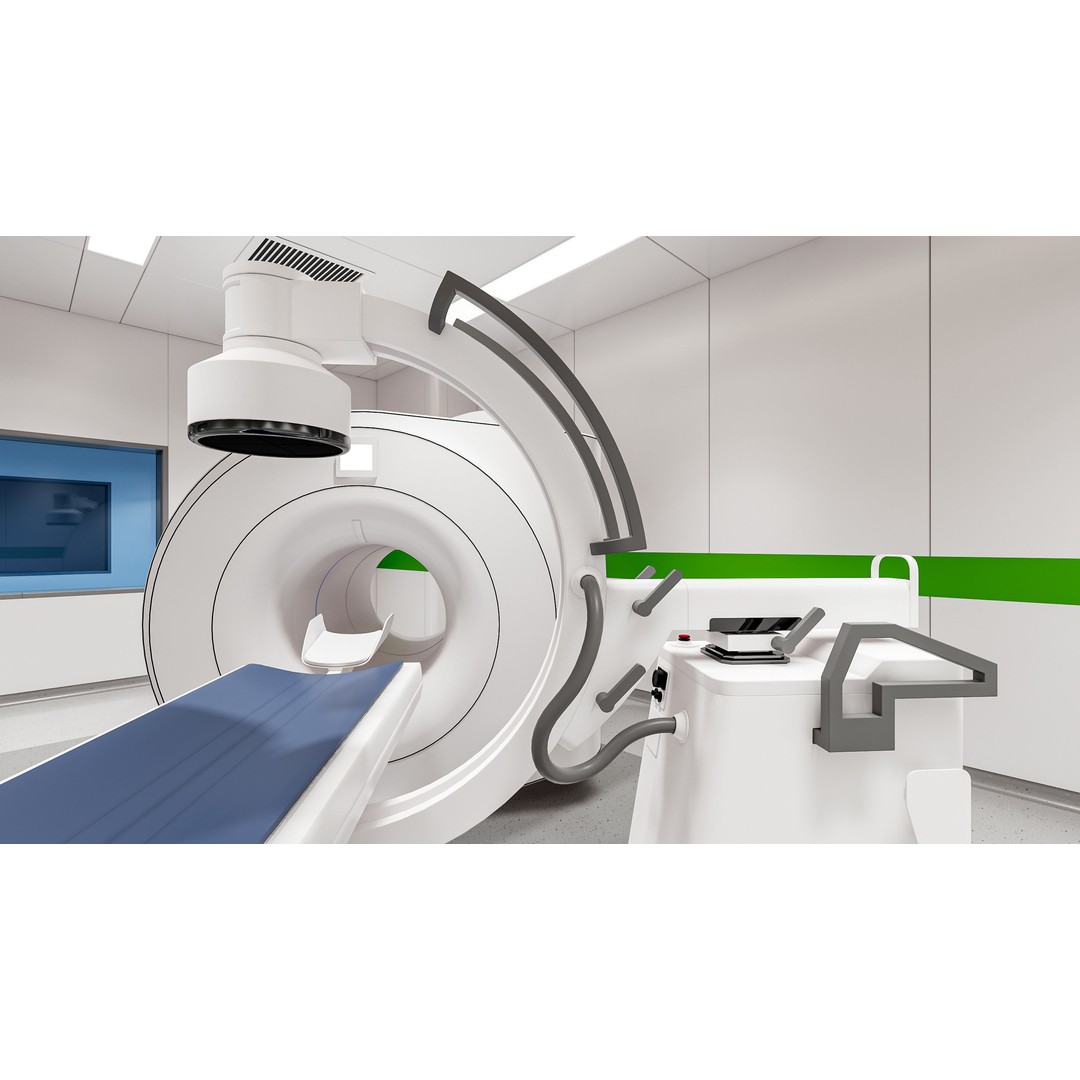 Hospital CT Scan MRI 3D Model – Realistic Medical Interior Bundle, FBX, Blender - View 10