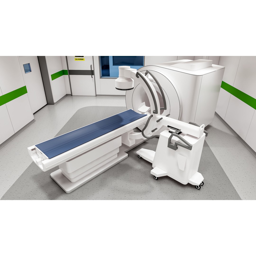 Hospital CT Scan MRI 3D Model – Realistic Medical Interior Bundle, FBX, Blender - View 2