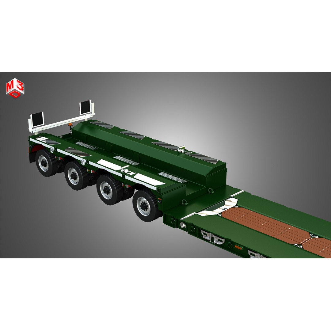 Faymonville Trailer 3D Model – High Detail CombiMAX, FBX, OBJ - View 17
