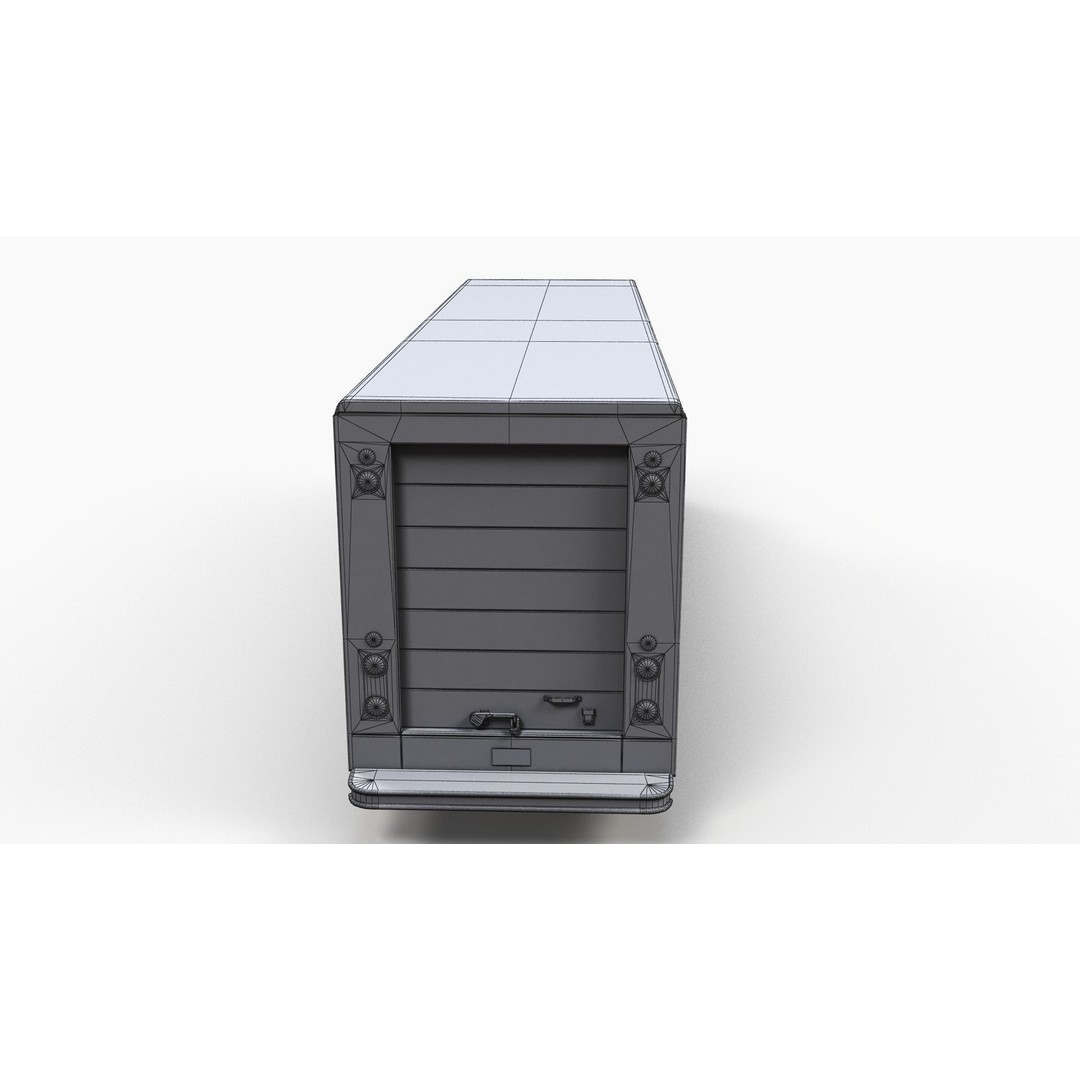 Freightliner Step Van 3D Model – Low Poly Game Ready Asset, FBX, OBJ - View 18