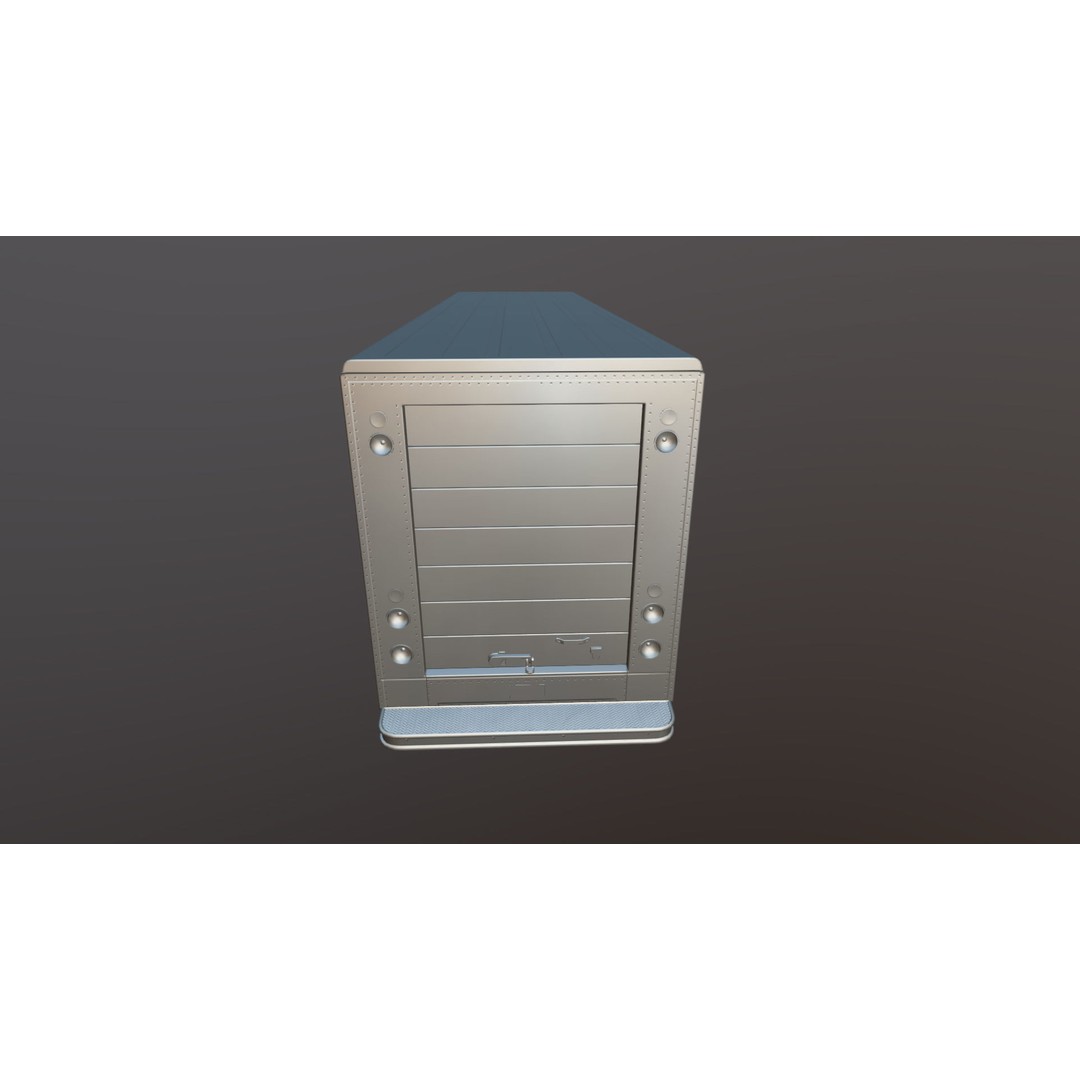 Freightliner Step Van 3D Model – Low Poly Game Ready Asset, FBX, OBJ - View 36