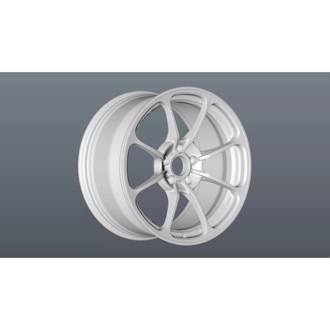 RAYS NE24 3D Model – Low Poly Car Rim, PBR Textures, FBX, OBJ, Blender - View 15