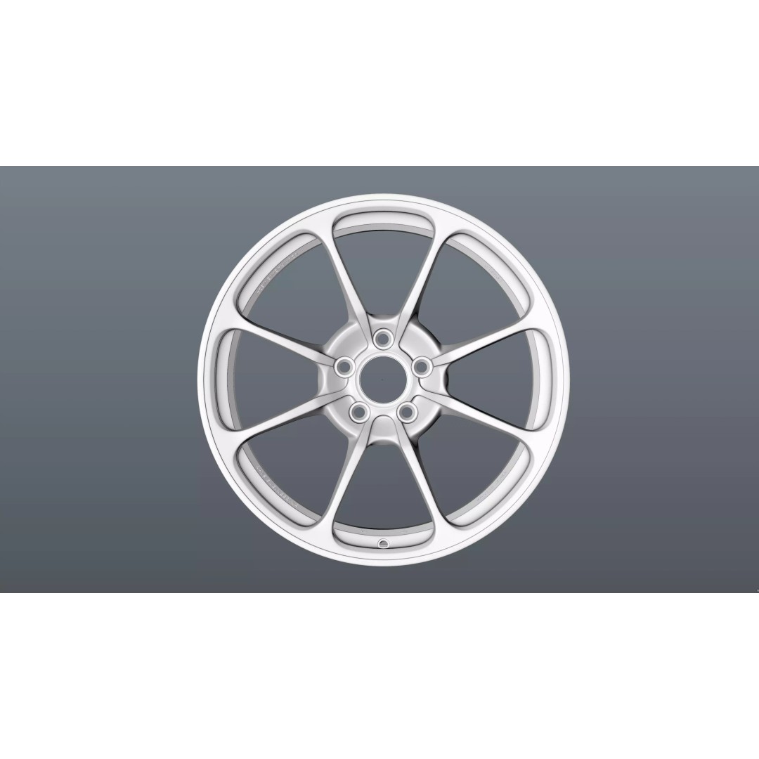 RAYS NE24 3D Model – Low Poly Car Rim, PBR Textures, FBX, OBJ, Blender - View 16