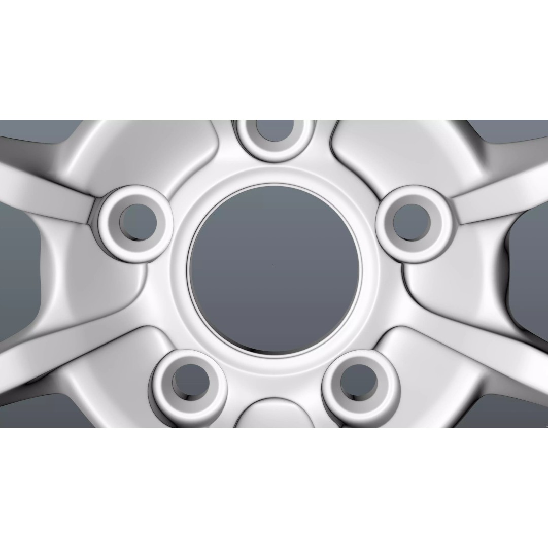 RAYS NE24 3D Model – Low Poly Car Rim, PBR Textures, FBX, OBJ, Blender - View 22