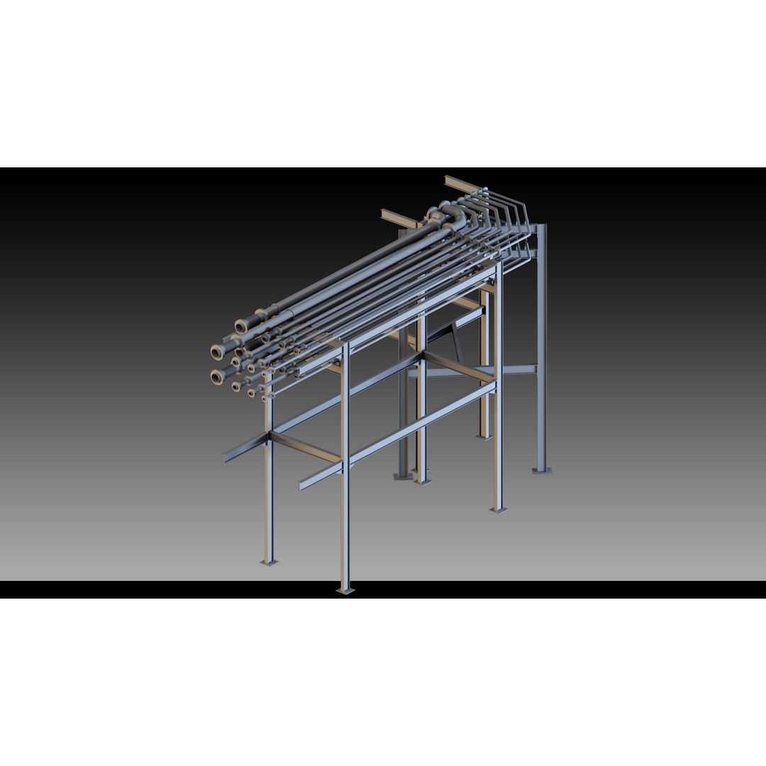 Factory Units and Props 3D Model – High Detail Industrial Assets, FBX, Blender - View 10