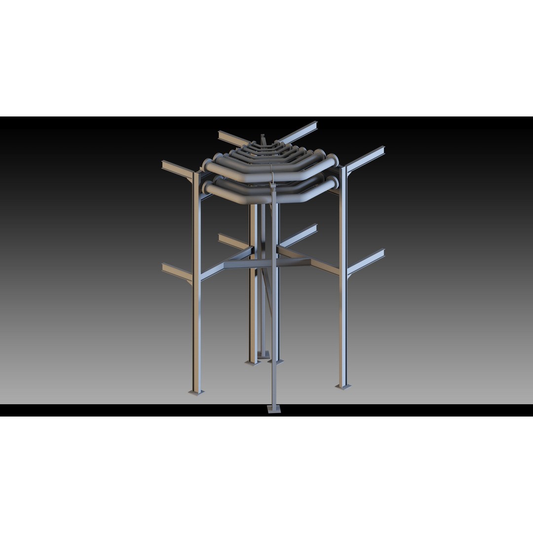 Factory Units and Props 3D Model – High Detail Industrial Assets, FBX, Blender - View 11