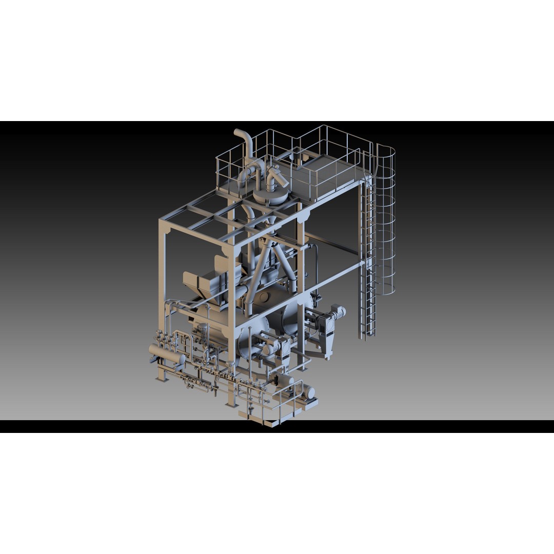 Factory Units and Props 3D Model – High Detail Industrial Assets, FBX, Blender - View 5