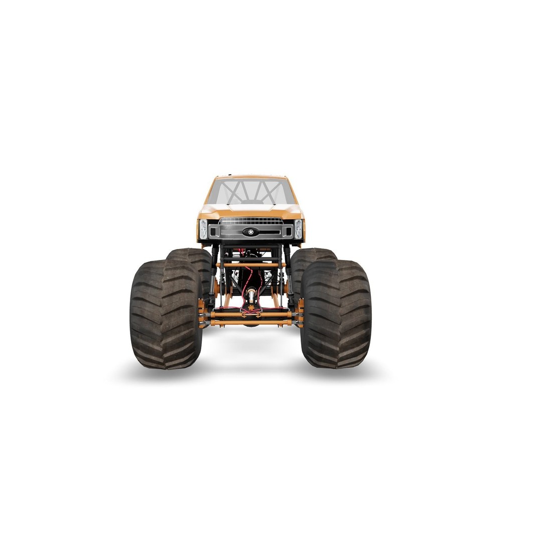 Monster Truck 3D Model – Low Poly Game Asset, FBX, PBR Textures - View 10