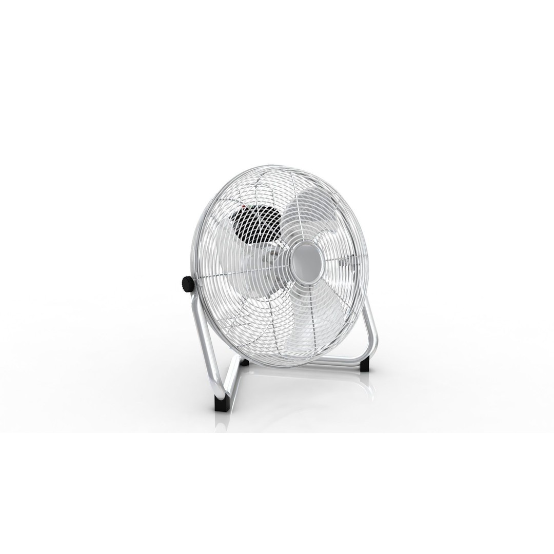 Heavy Duty Floor Fan 3D Model – Industrial High Velocity Asset, PBR, FBX, OBJ - View 10