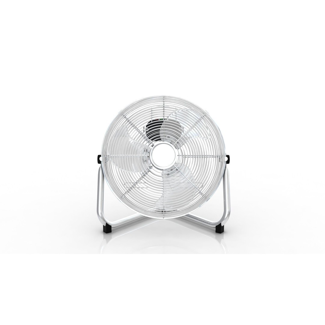 Heavy Duty Floor Fan 3D Model – Industrial High Velocity Asset, PBR, FBX, OBJ - View 9