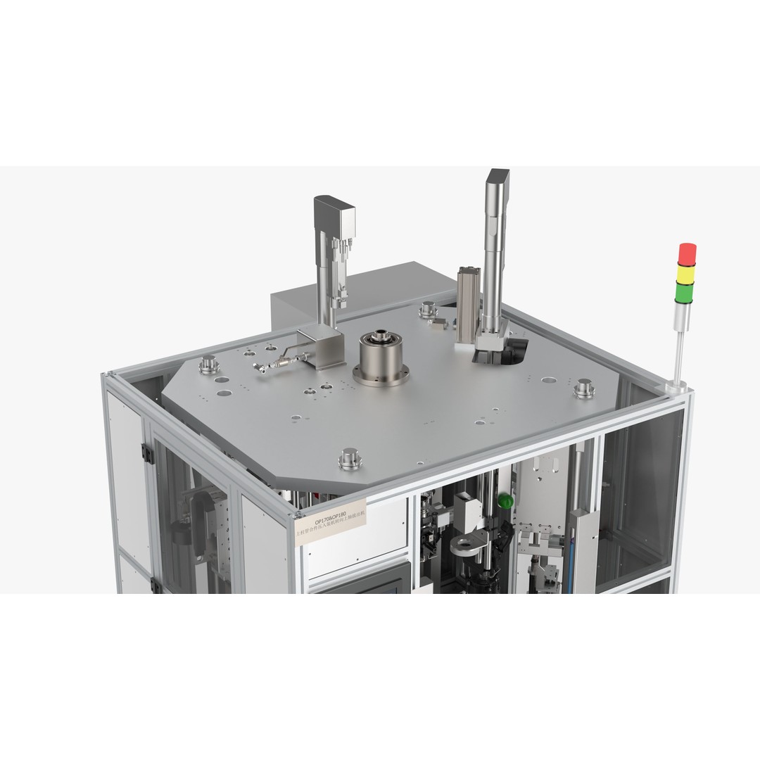 Automatic Press Fit Circlip Shaft Assembly Machine 3D Model – Industrial Automation Asset, FBX, OBJ - View 17