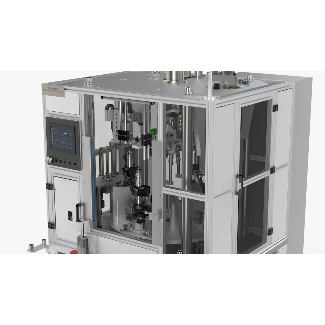Automatic Press Fit Circlip Shaft Assembly Machine 3D Model – Industrial Automation Asset, FBX, OBJ - View 19