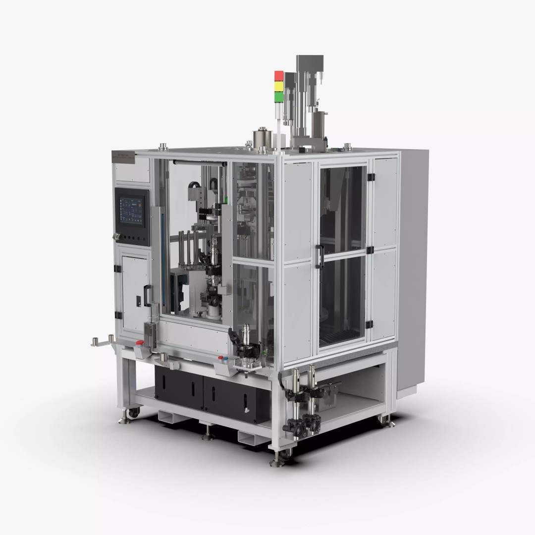 Automatic Press Fit Circlip Shaft Assembly Machine 3D Model – Industrial Automation Asset, FBX, OBJ - View 2