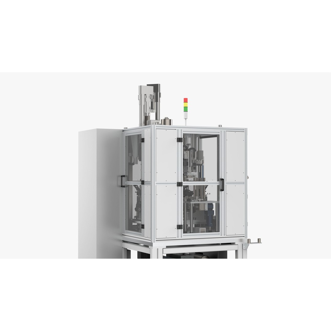 Automatic Press Fit Circlip Shaft Assembly Machine 3D Model – Industrial Automation Asset, FBX, OBJ - View 21