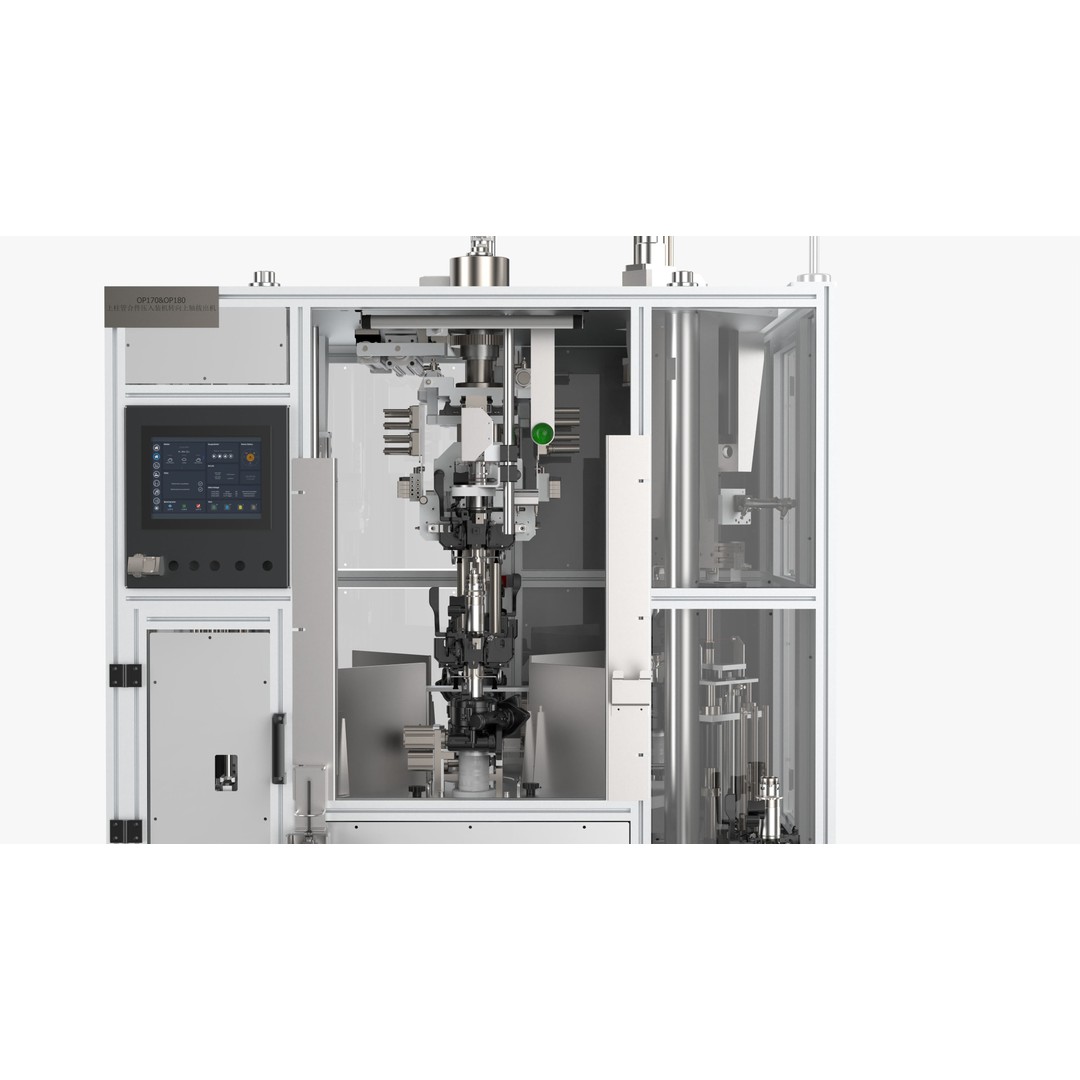 Automatic Press Fit Circlip Shaft Assembly Machine 3D Model – Industrial Automation Asset, FBX, OBJ - View 23