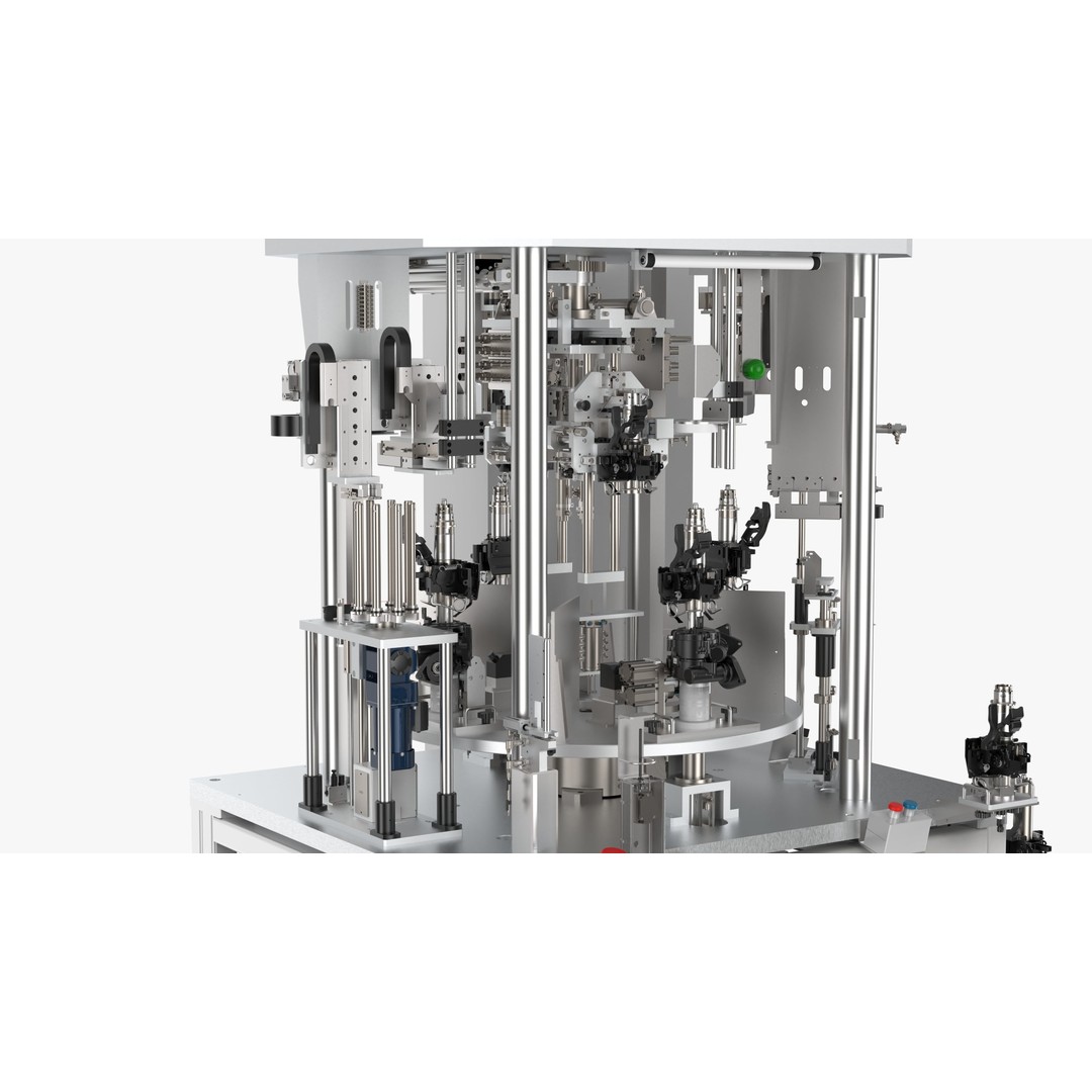 Automatic Press Fit Circlip Shaft Assembly Machine 3D Model – Industrial Automation Asset, FBX, OBJ - View 24