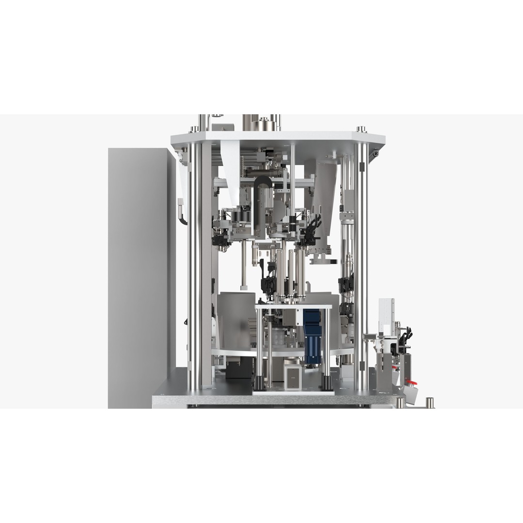 Automatic Press Fit Circlip Shaft Assembly Machine 3D Model – Industrial Automation Asset, FBX, OBJ - View 26