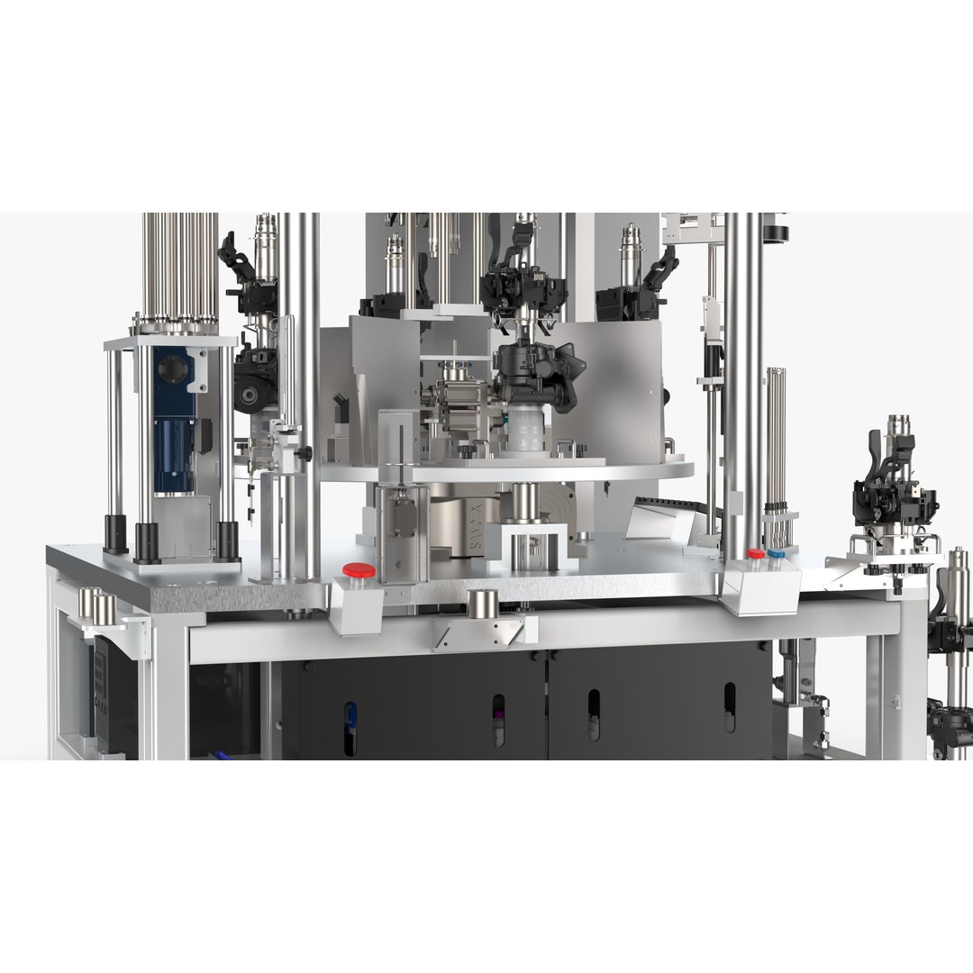 Automatic Press Fit Circlip Shaft Assembly Machine 3D Model – Industrial Automation Asset, FBX, OBJ - View 29