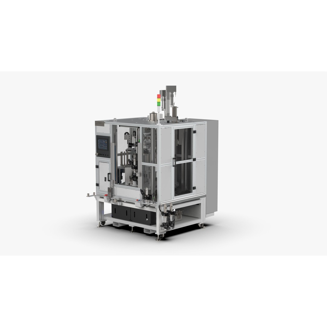 Automatic Press Fit Circlip Shaft Assembly Machine 3D Model – Industrial Automation Asset, FBX, OBJ - View 3