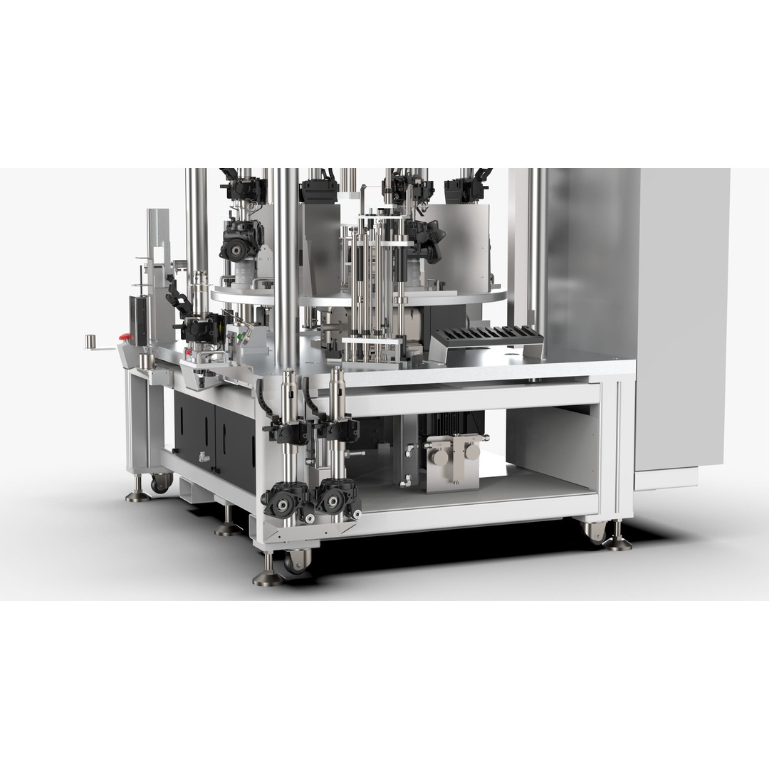 Automatic Press Fit Circlip Shaft Assembly Machine 3D Model – Industrial Automation Asset, FBX, OBJ - View 30