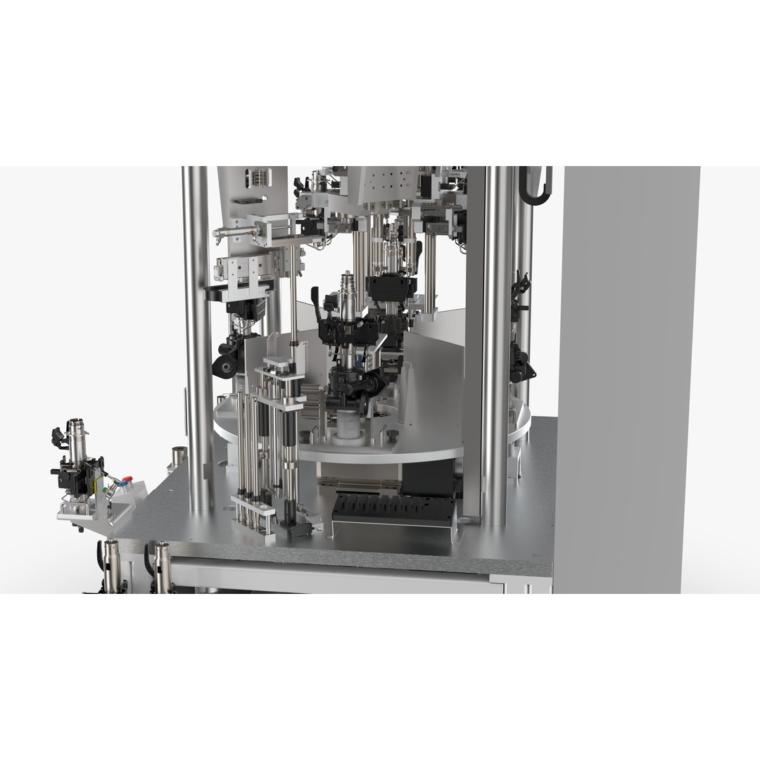 Automatic Press Fit Circlip Shaft Assembly Machine 3D Model – Industrial Automation Asset, FBX, OBJ - View 33
