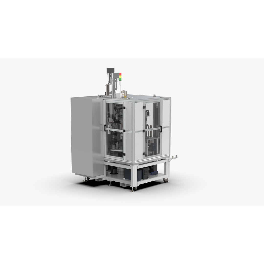 Automatic Press Fit Circlip Shaft Assembly Machine 3D Model – Industrial Automation Asset, FBX, OBJ - View 4
