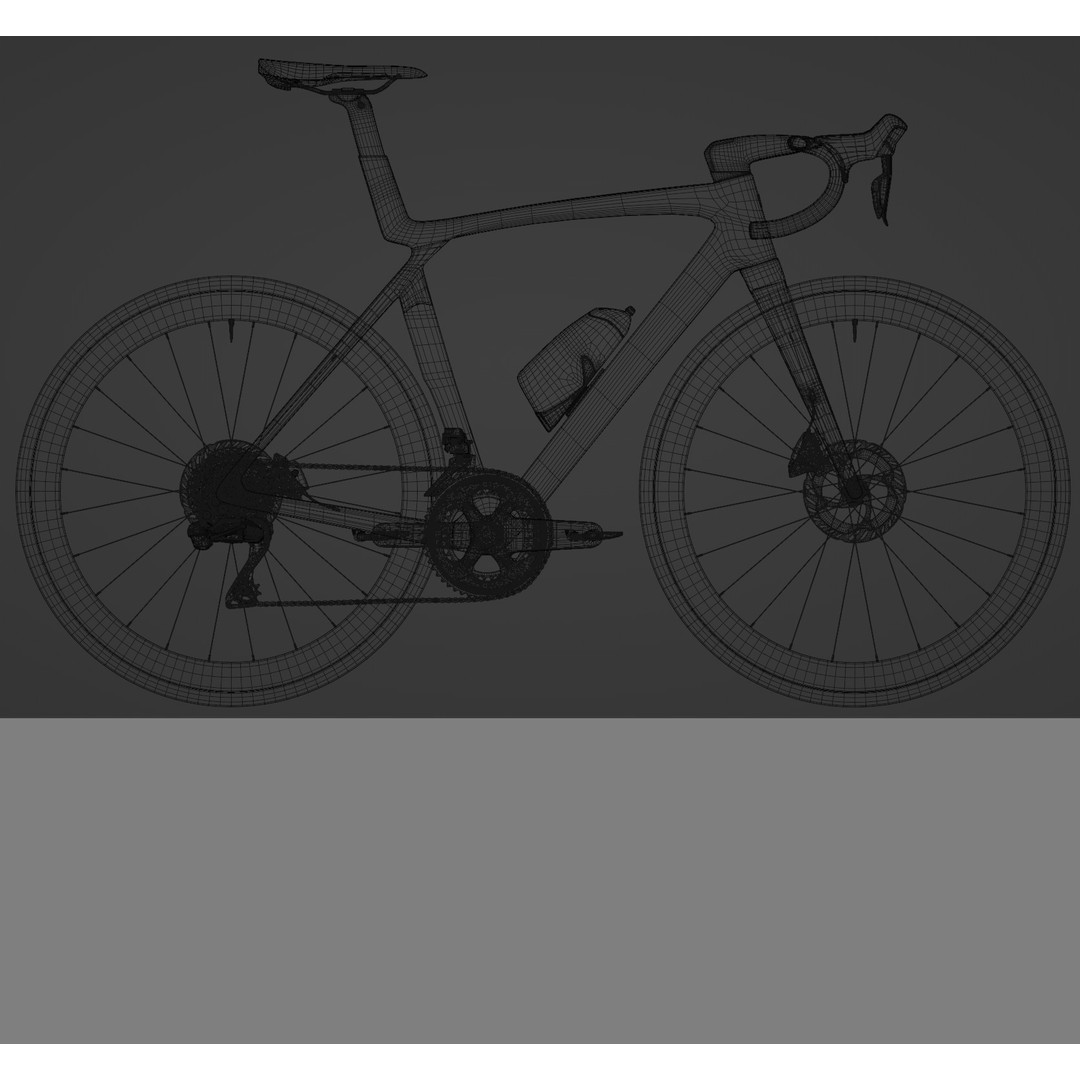 Trek Madone SLR 9 Gen 8 3D Model – High Poly Rigged Bicycle, Blender