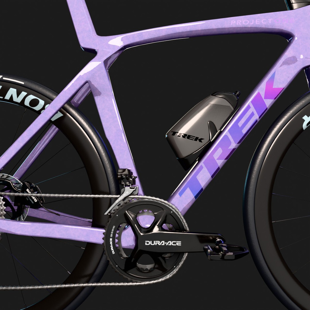 Trek Madone SLR 9 Gen 8 3D Model – High Poly Rigged Bicycle, Blender - View 10