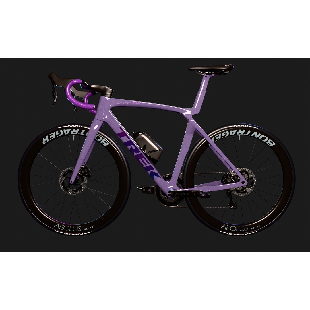 Trek Madone SLR 9 Gen 8 3D Model – High Poly Rigged Bicycle, Blender - View 13