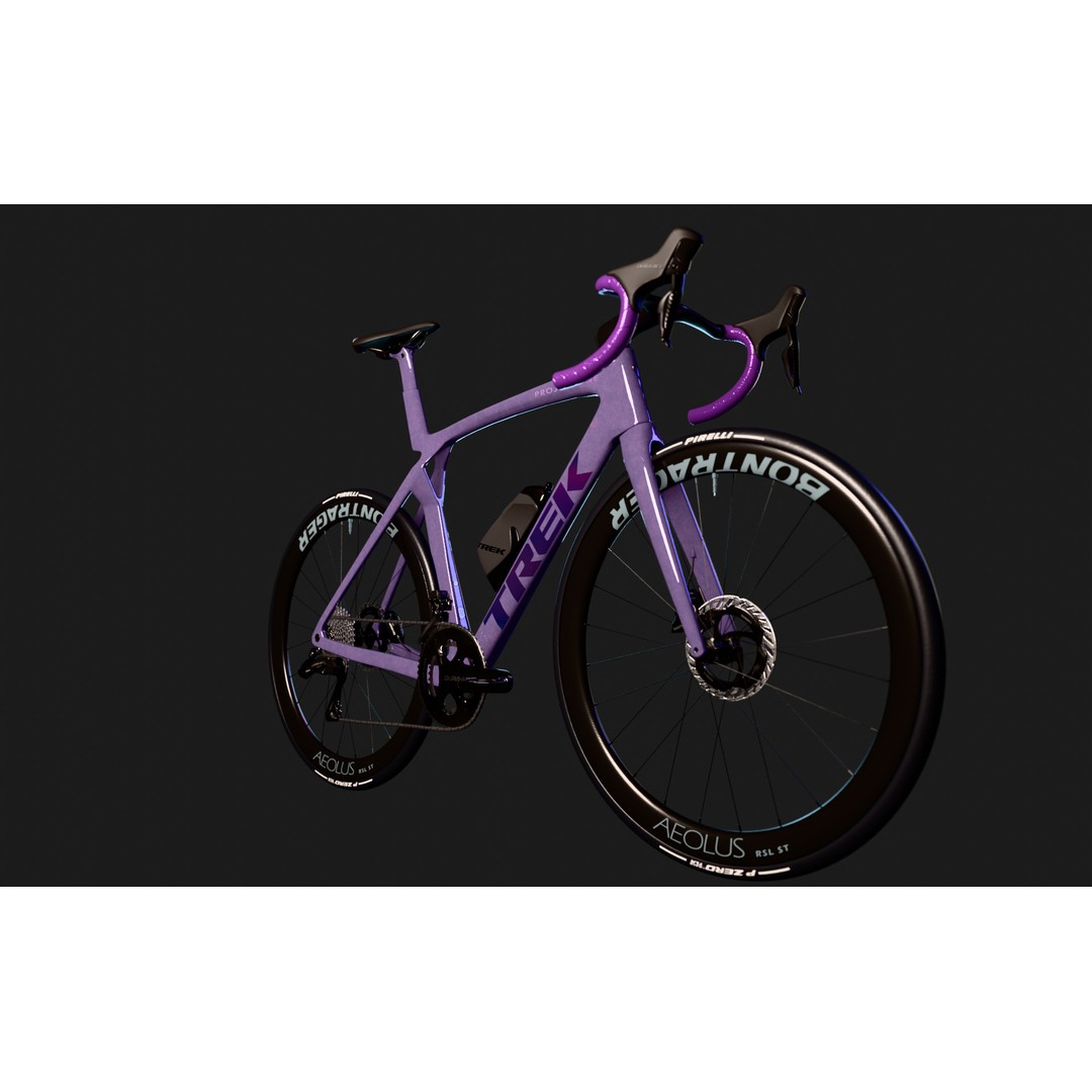 Trek Madone SLR 9 Gen 8 3D Model – High Poly Rigged Bicycle, Blender - View 15