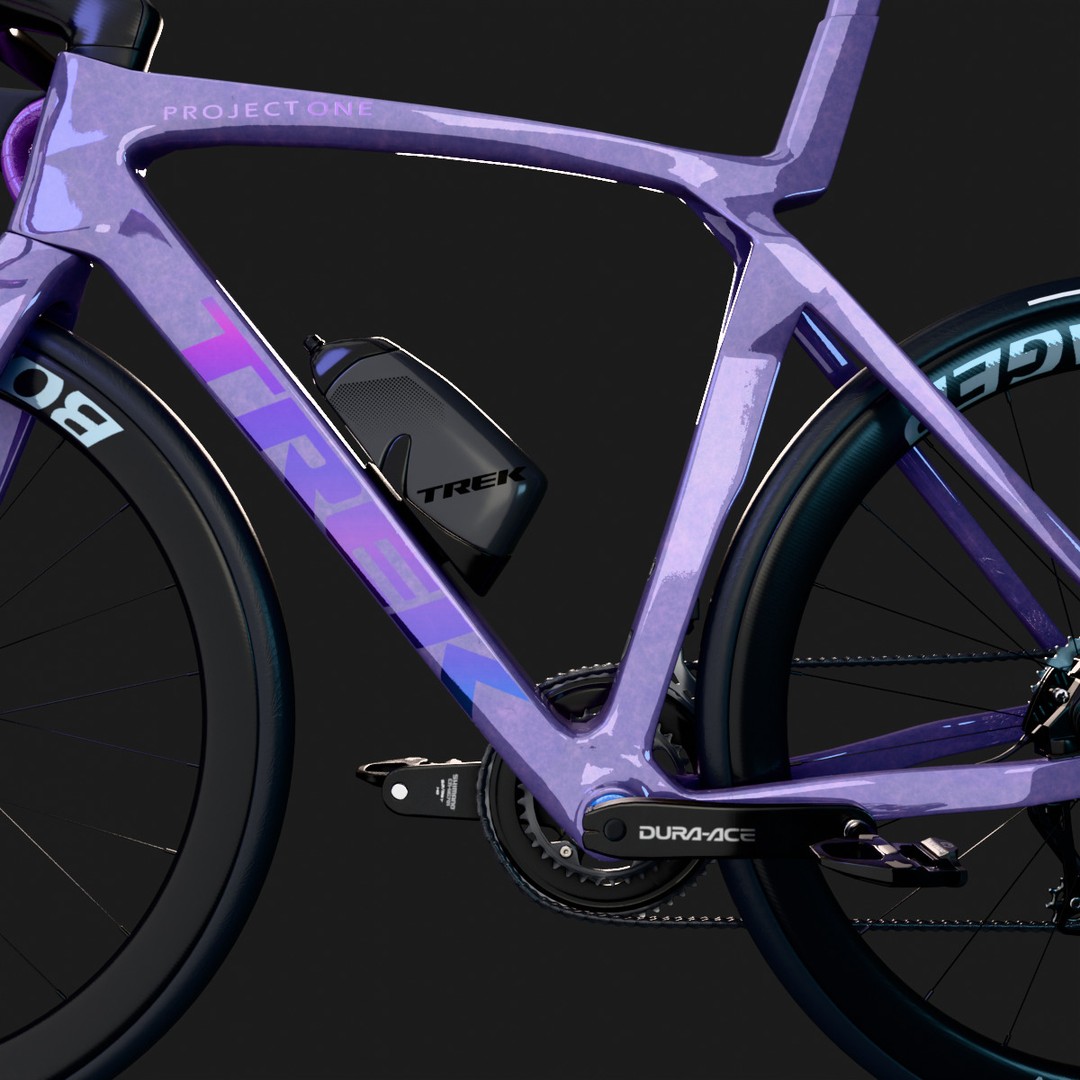 Trek Madone SLR 9 Gen 8 3D Model – High Poly Rigged Bicycle, Blender - View 19