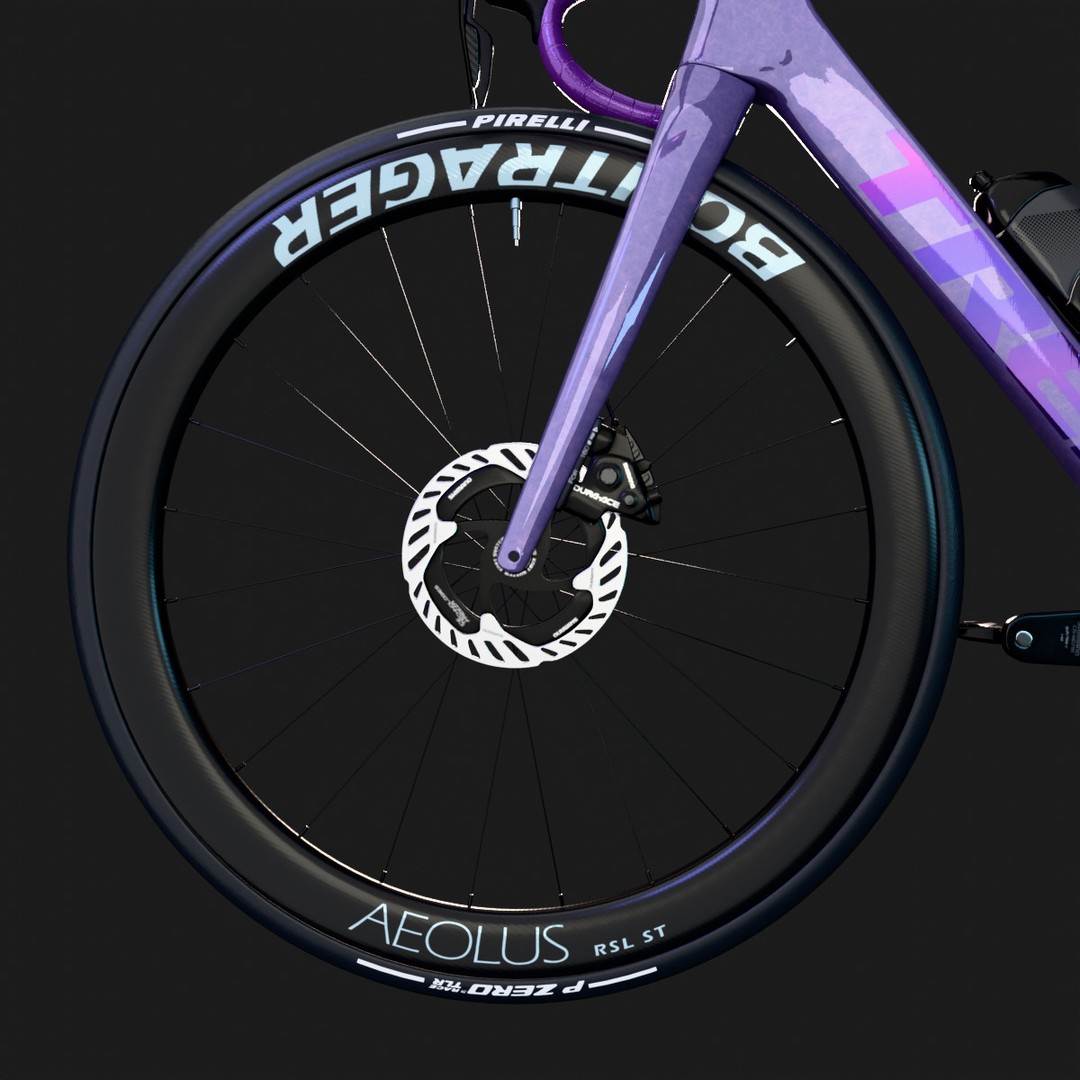 Trek Madone SLR 9 Gen 8 3D Model – High Poly Rigged Bicycle, Blender - View 20