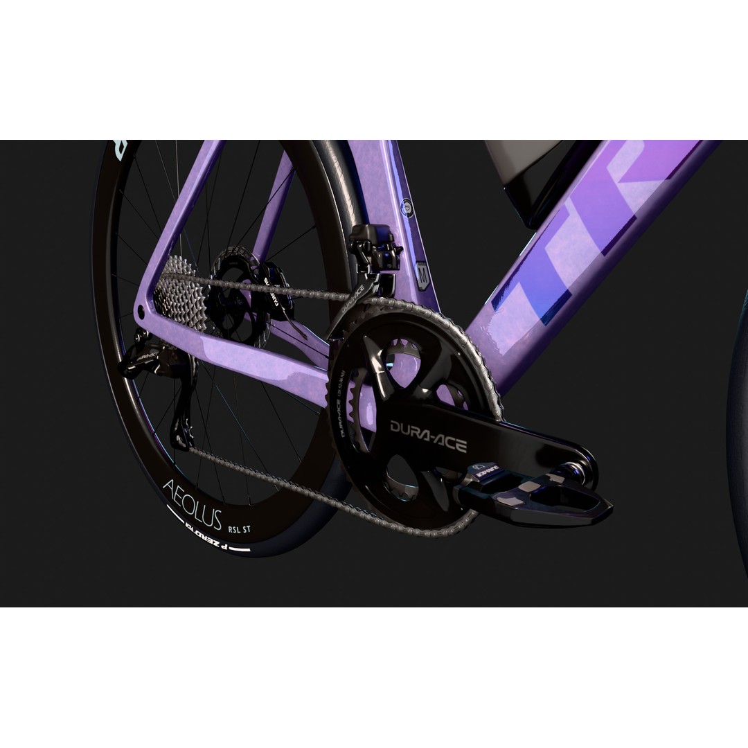 Trek Madone SLR 9 Gen 8 3D Model – High Poly Rigged Bicycle, Blender - View 8