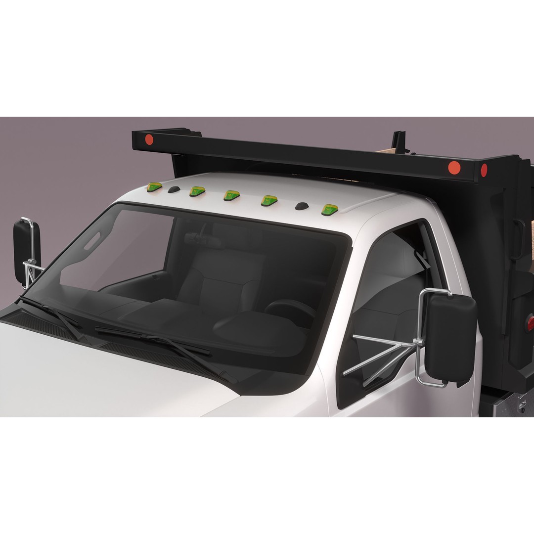 Dump Truck 3D Model – High Poly Industrial Vehicle, FBX, OBJ, Blender - View 11